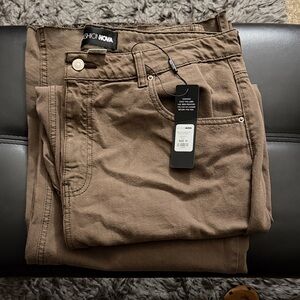 Fashion Nova Taupe Trousers